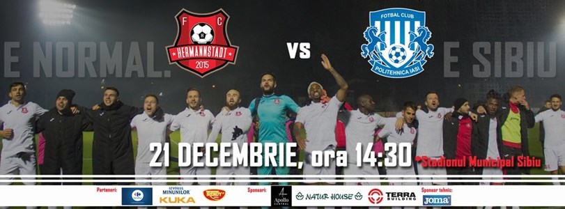 bilete FC Hermannstadt - CS Politehnica Iasi - Casa Liga 1