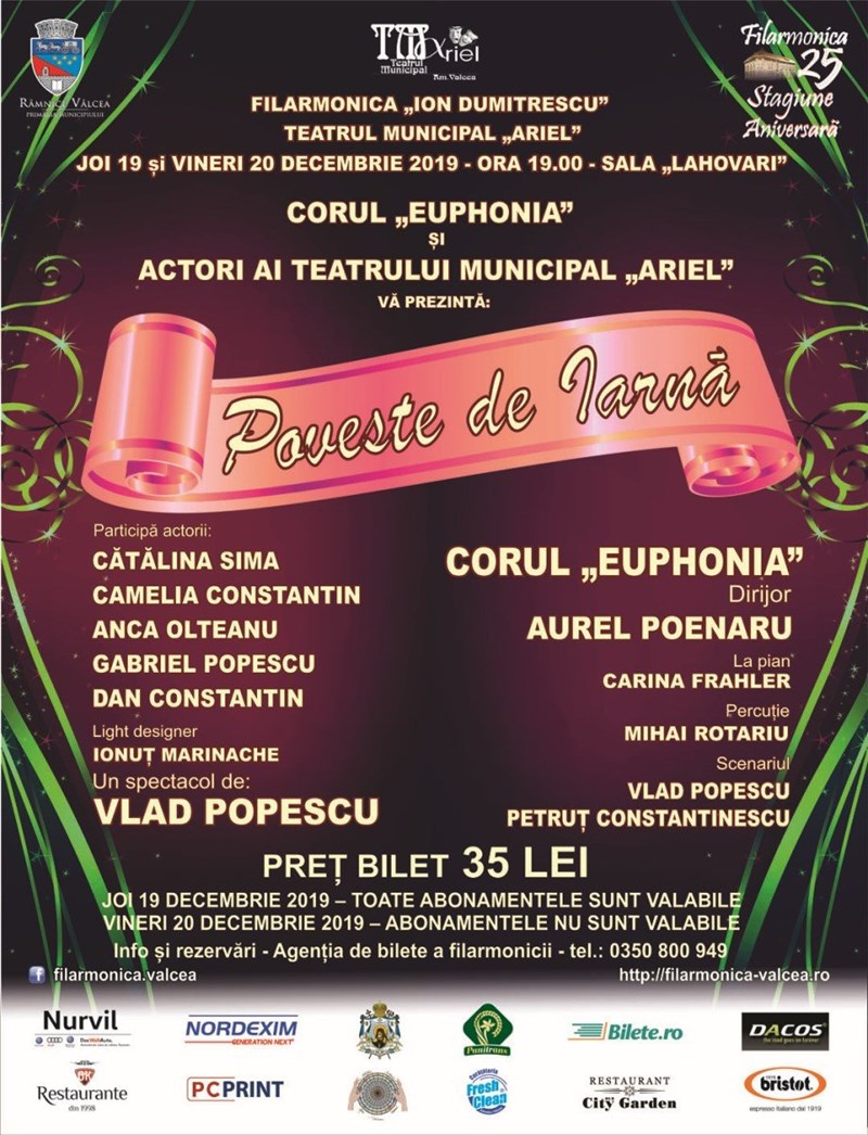 bilete Poveste de Iarna la Filarmonica Ion Dumitrescu