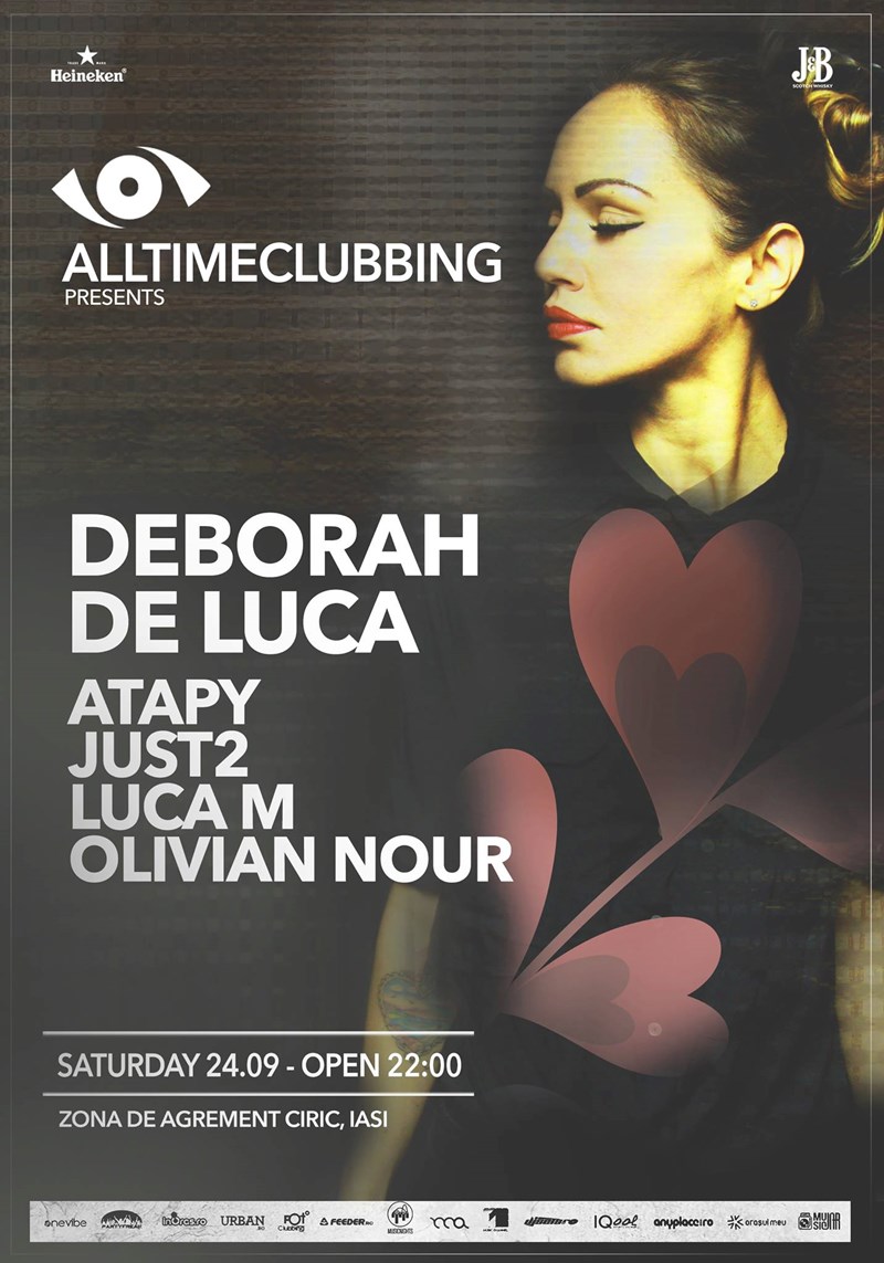 bilete Alltimeclubbing presents Deborah De Luca, Atapy, Luca M, Just2, Olivian Nour