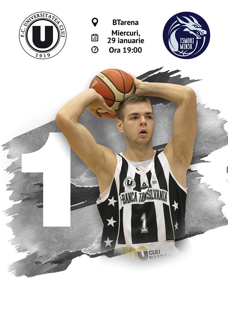 bilete FIBA Europe Cup: U-Banca Transilvania vs. Tsmoki-Minsk