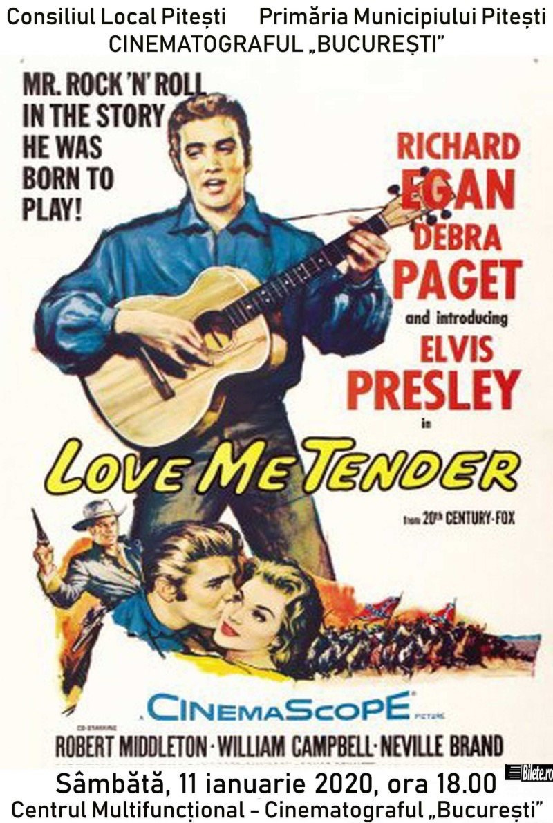 bilete Love Me Tender cu Elvis Presley