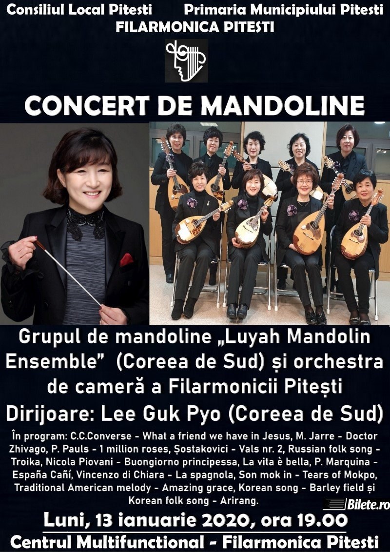 bilete Concert de Mandoline la Filarmonica Pitesti