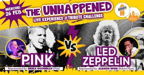 bilete Pink vs Led Zeppelin The Unhappened Live Experience