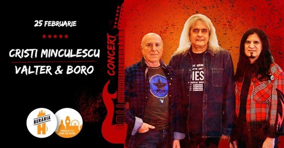 bilete Concert Cristi Minculescu, Valter si Boro