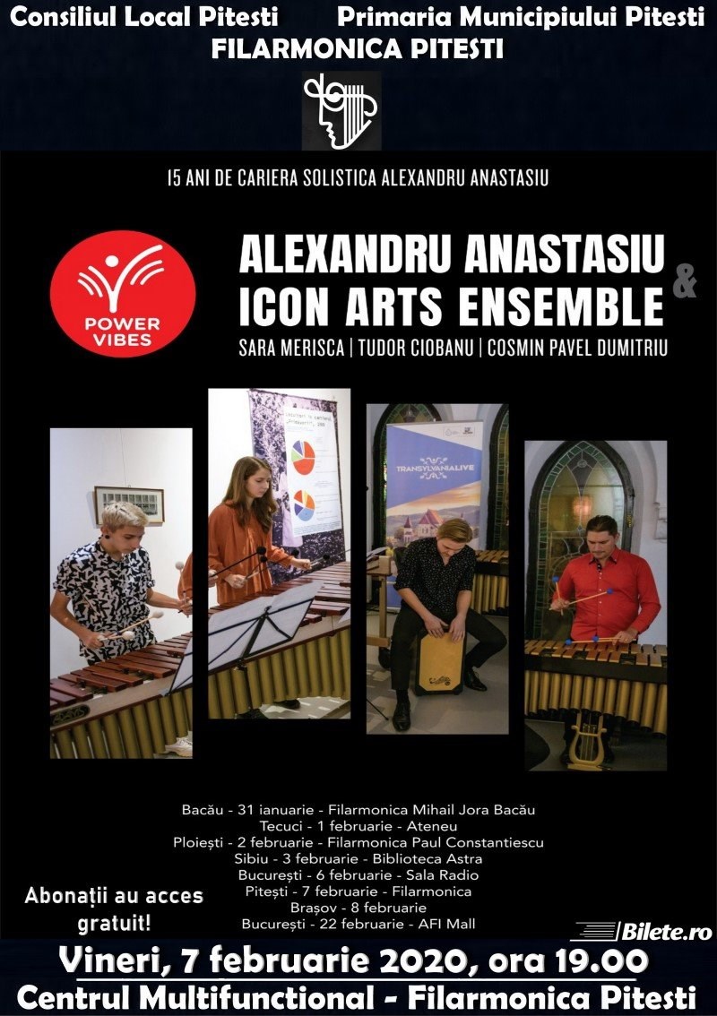 bilete Alexandru Anastasiu Icon Arts Ensemble