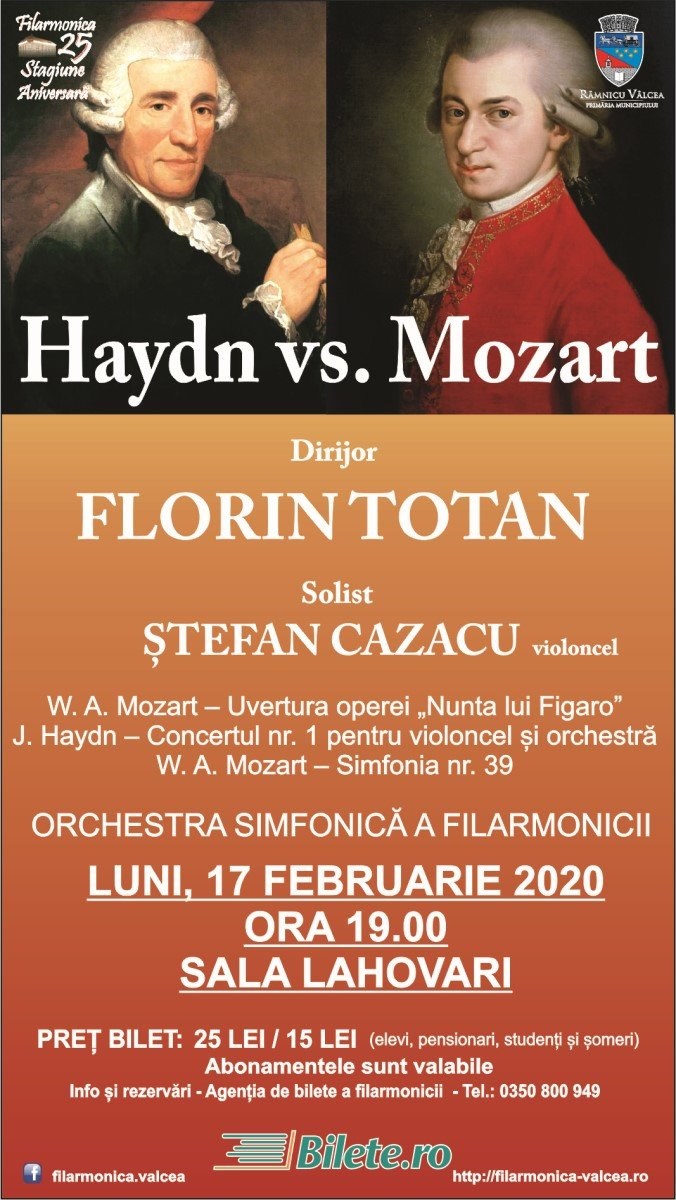 bilete Haydn vs Mozart