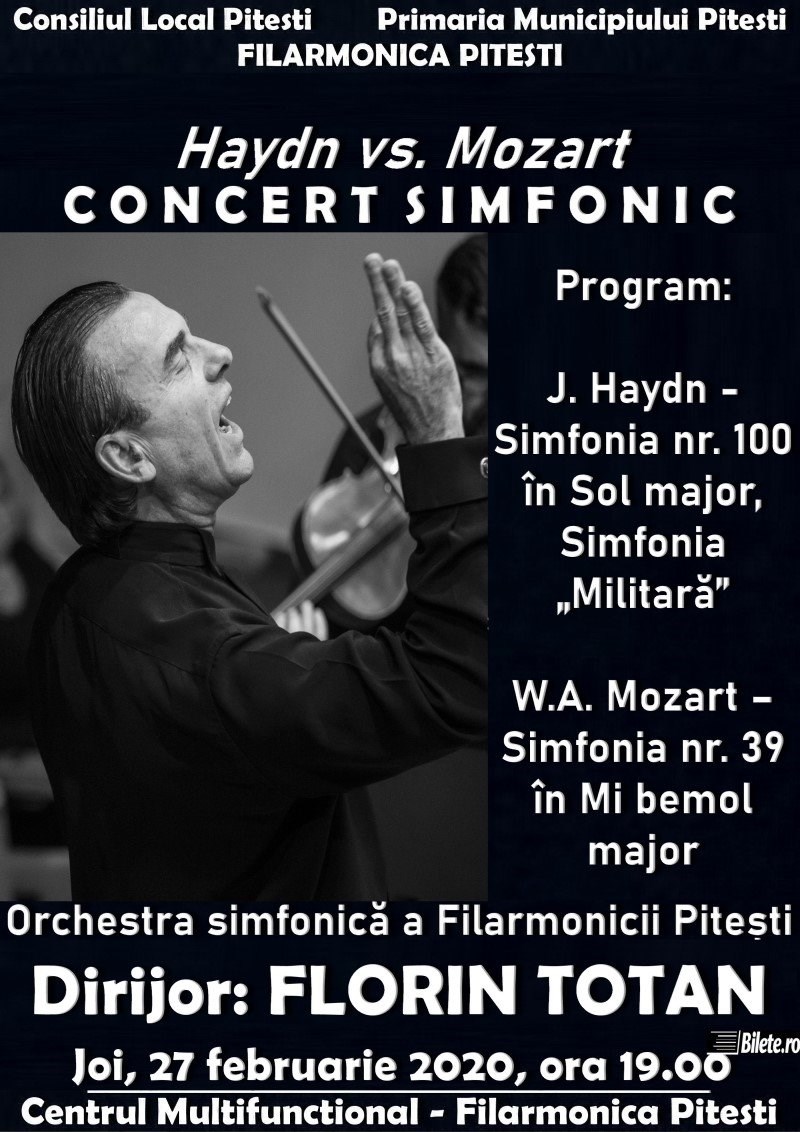 bilete Concert simfonic Haydn vs Mozart