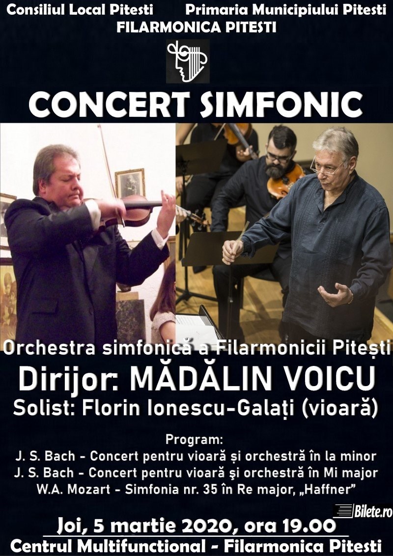 bilete Madalin Voicu si Florin Ionescu la Filarmonica Pitesti