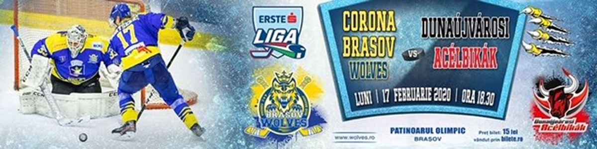 bilete Corona Brasov Wolves - Dunaujvarosi Acelbikak