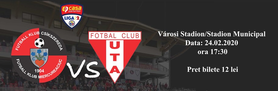 bilete FK Csikszereda - UTA Arad