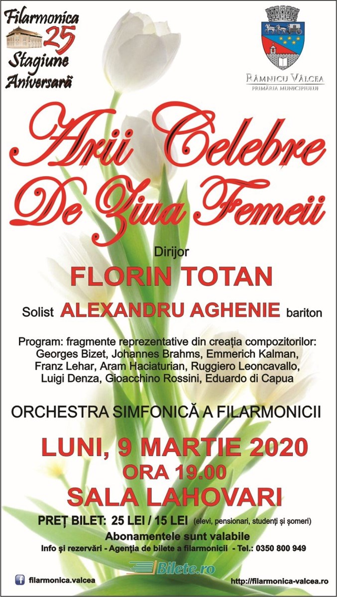 bilete Arii celebre de ziua femeii