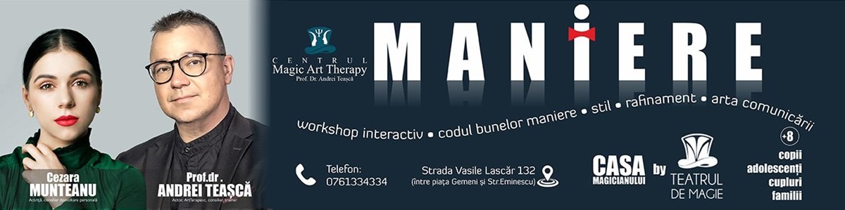 bilete Maniere - Teatrul de Magie