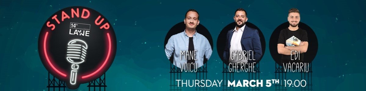 bilete Stand up Comedy Cu Mane Voicu, Gabriel Gherghe si Edi Vacariu