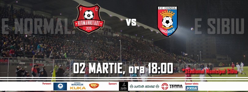 bilete AFC Hermannstadt - AFC Chindia Targoviste - CASA Liga 1