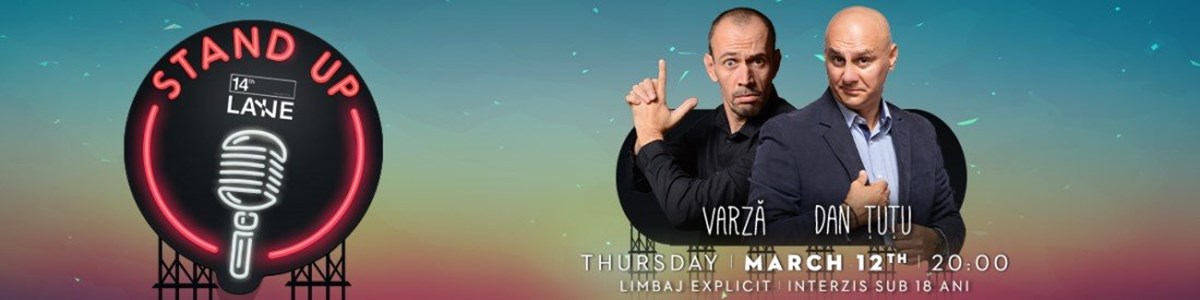 bilete Stand Up Comedy cu Varza si Dan Tutu