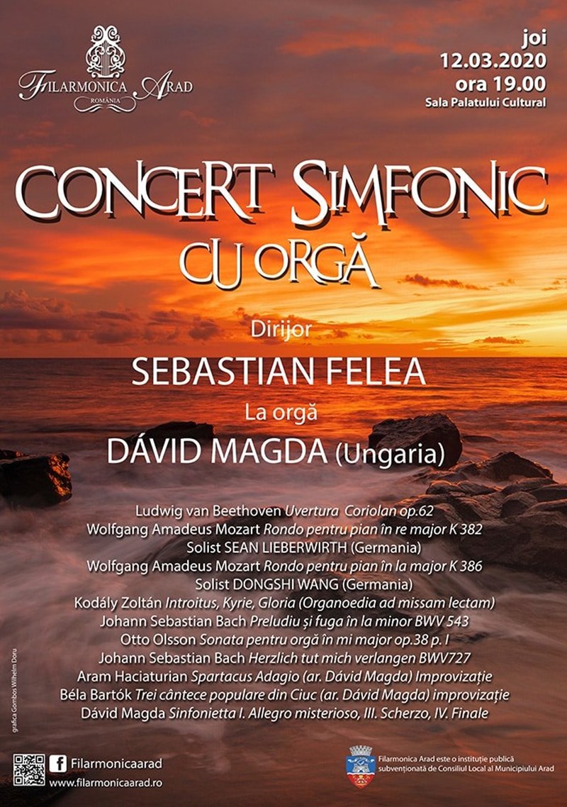 bilete Concert simfonic cu orga