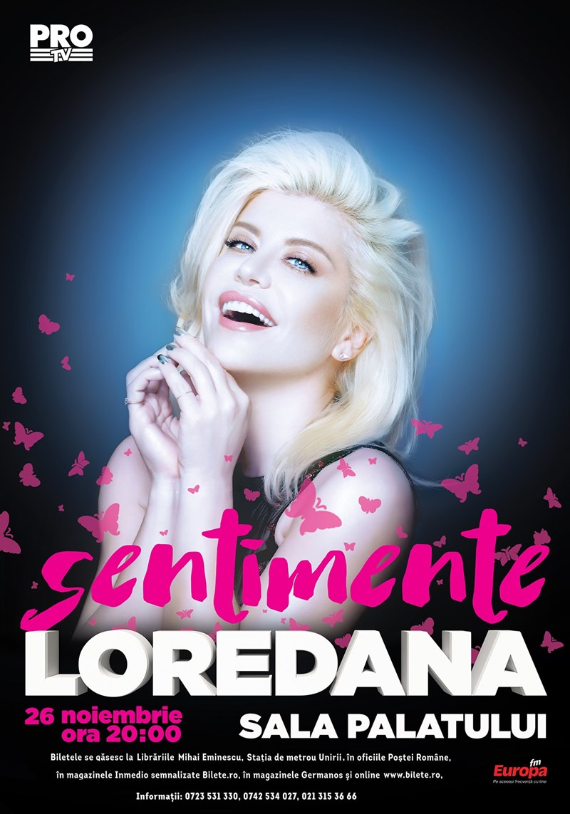 bilete Loredana - Un show de Sentimente