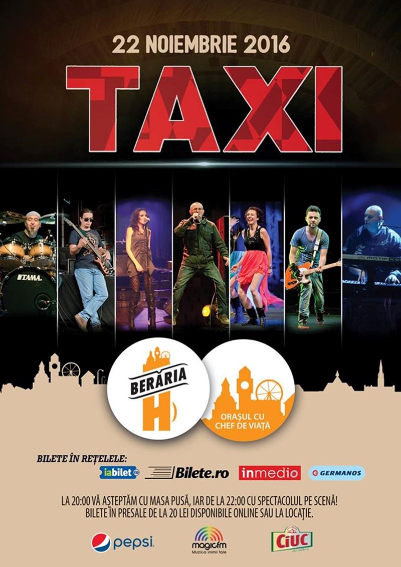 bilete Taxi In Orasul cu Chef de Viata