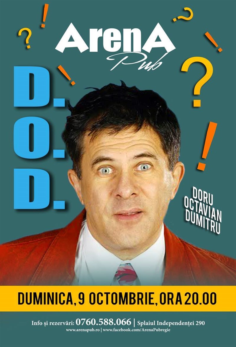 bilete Doru Octavian Dumitru - Spectacol de comedie