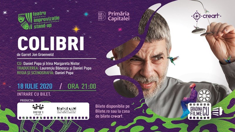 bilete Teatru: Colibri de Garret Jon Groenveld