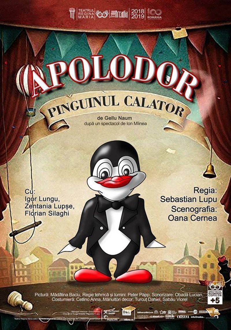 bilete Apolodor, pinguinul calator