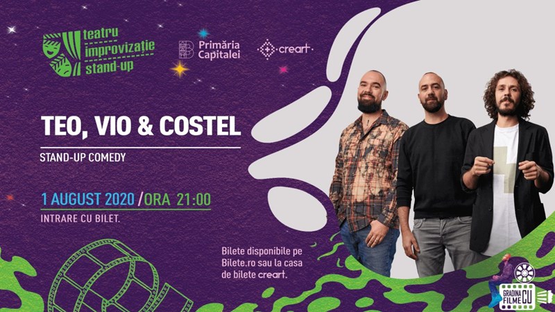 bilete Stand-up comedy - Teo, Vio si Costel