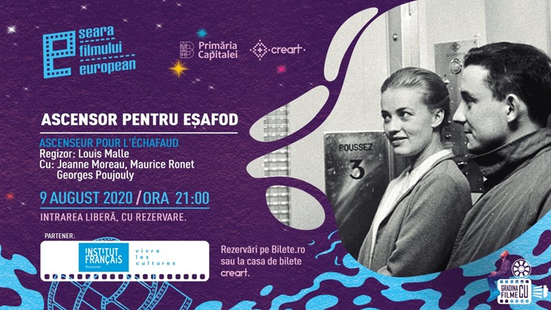 bilete Seara Filmului European – Ascensor pentru Esafod/Ascenseur pour L`Echafaud