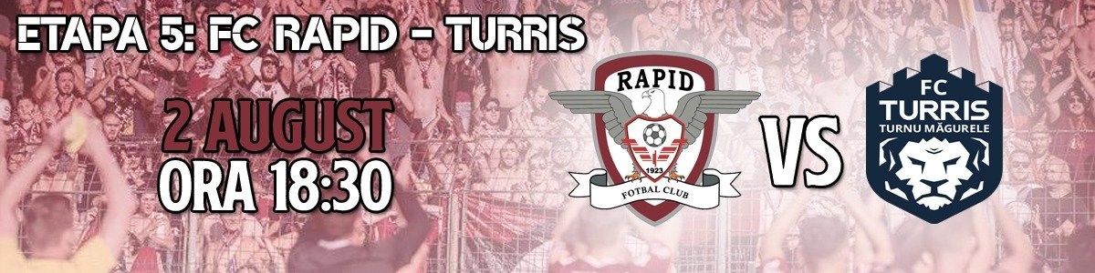 bilete FC Rapid 1923 - Turris Turnu Magurele