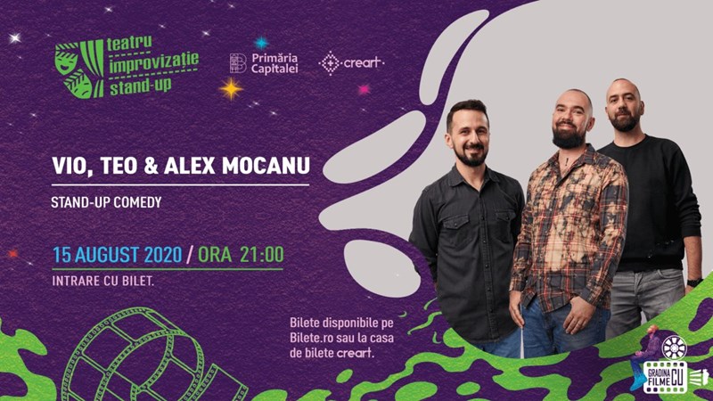 bilete Stand-up comedy – Vio, Teo si Alex Mocanu