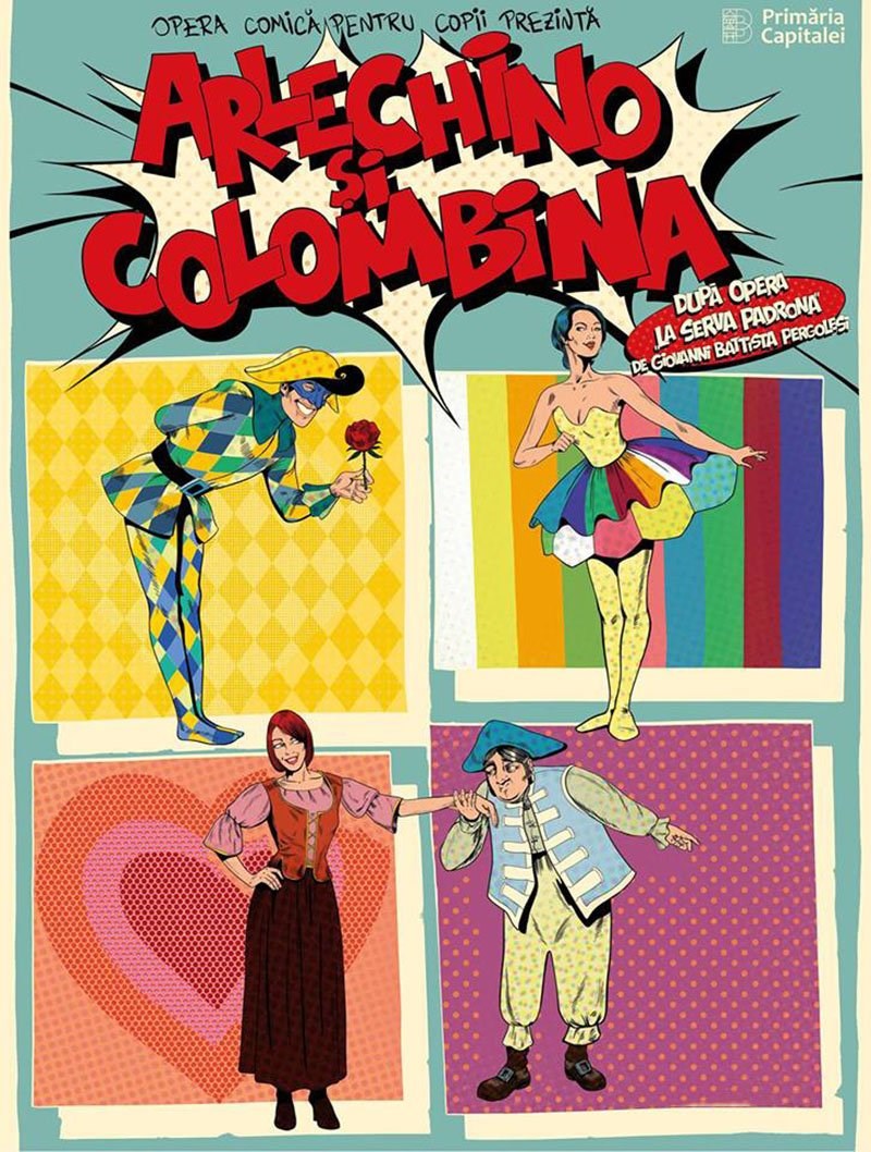 bilete Arlechino si Colombina