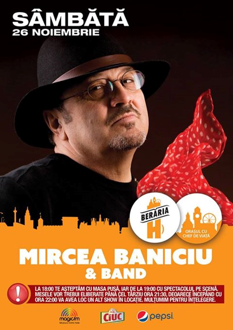 bilete Mircea Baniciu & Band