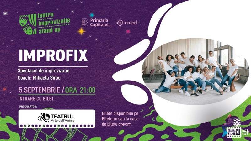 bilete Spectacol de improvizatie - Improfix