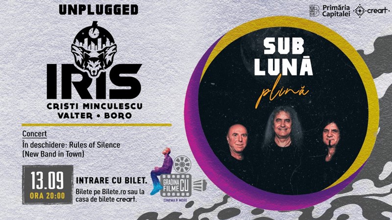 bilete Concert Iris - Cristi Minculescu, Valter & Boro
