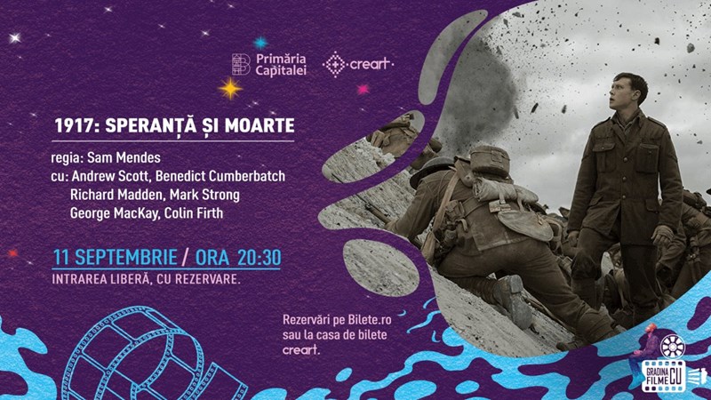 bilete Proiectie Film – 1917: Speranta si Moarte