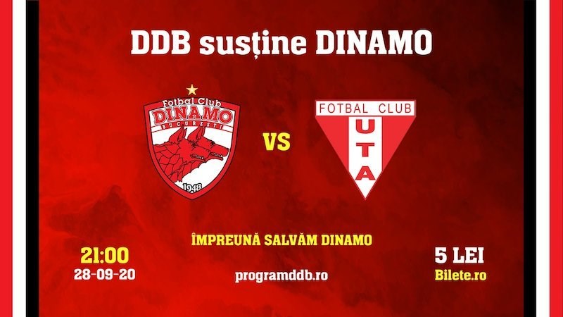 bilete Dinamo Bucuresti vs Uta Arad