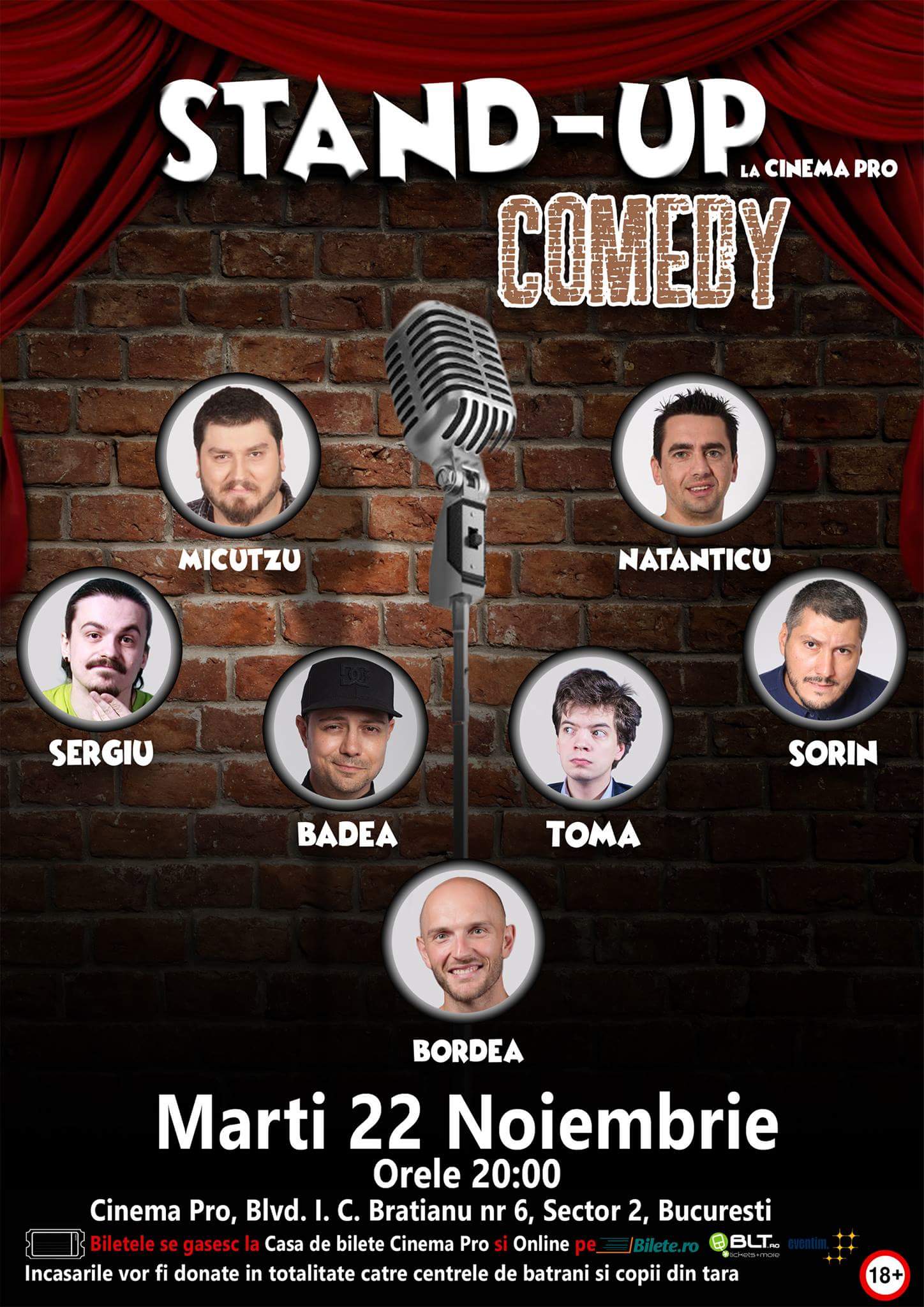 bilete Stand-up Comedy Night