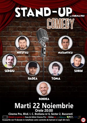 bilete la Stand-up Comedy Night