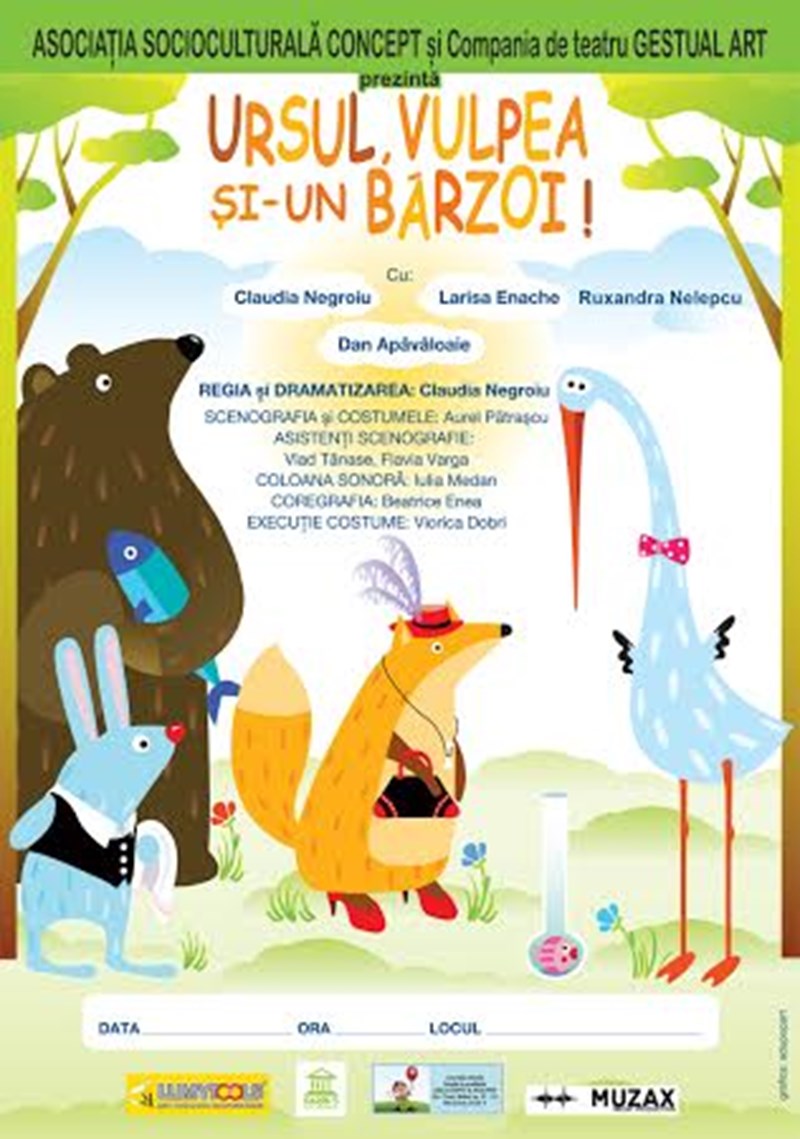 bilete Ursul, Vulpea si un Barzoi
