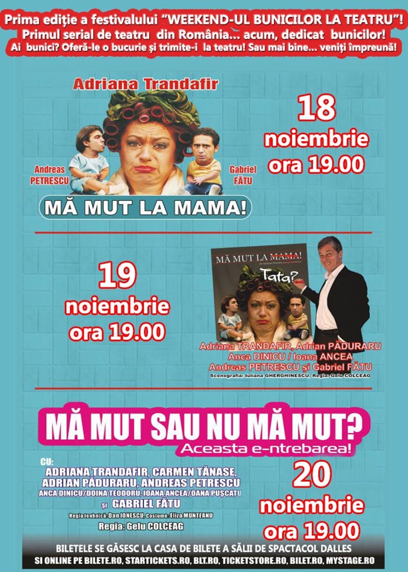 bilete Weekend-ul bunicilor la teatru