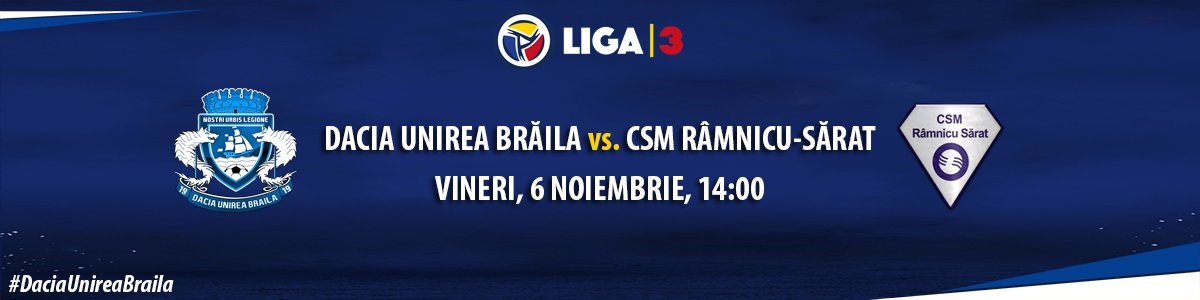 bilete Dacia Unirea Braila vs. CSM Ramnicu-Sarat