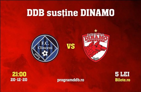 bilete Clinceni - FC Dinamo