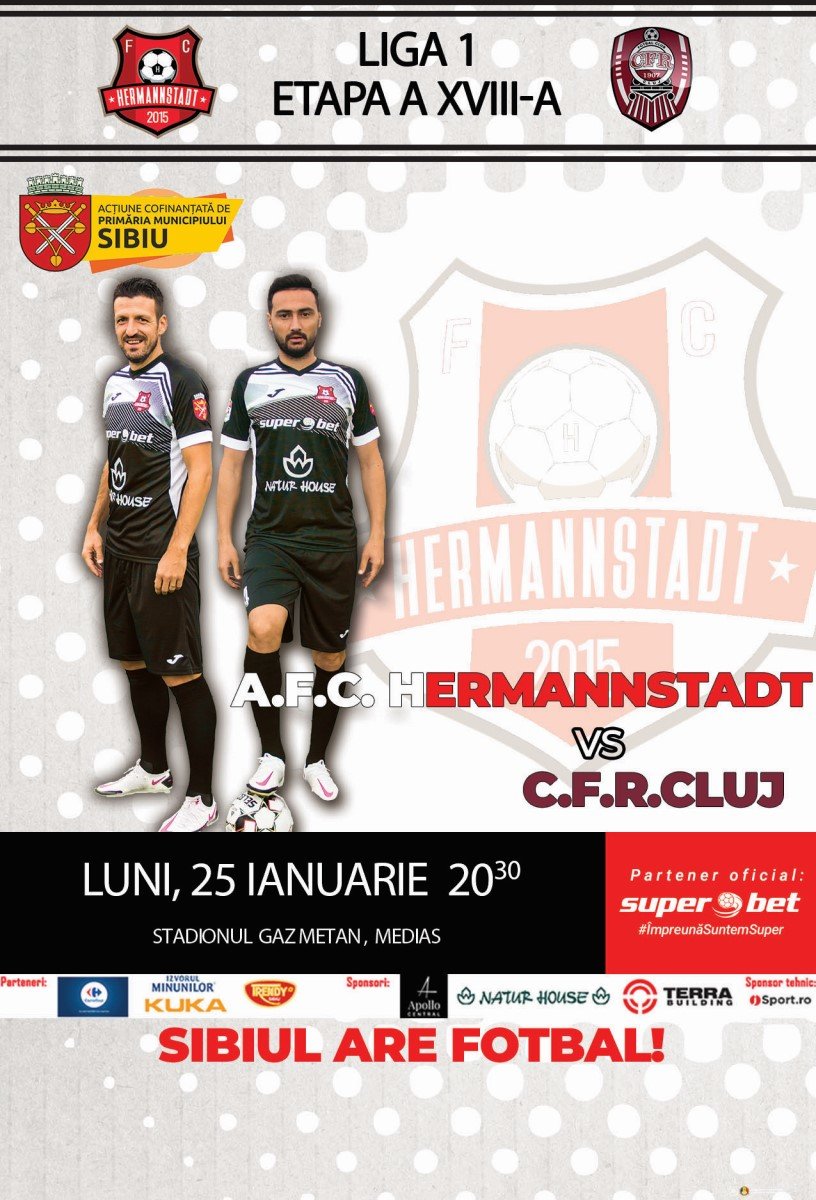 O nouă mutare pe axa CFR Cluj - FC Hermannstadt