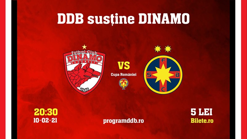 bilete Cupa Romaniei-Dinamo vs FCSB