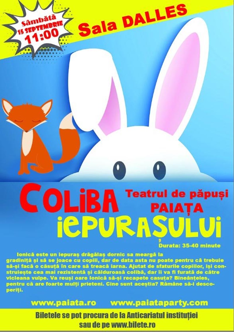 bilete Coliba iepurasului