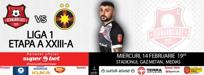 bilete AFC Hermannstadt - FCSB