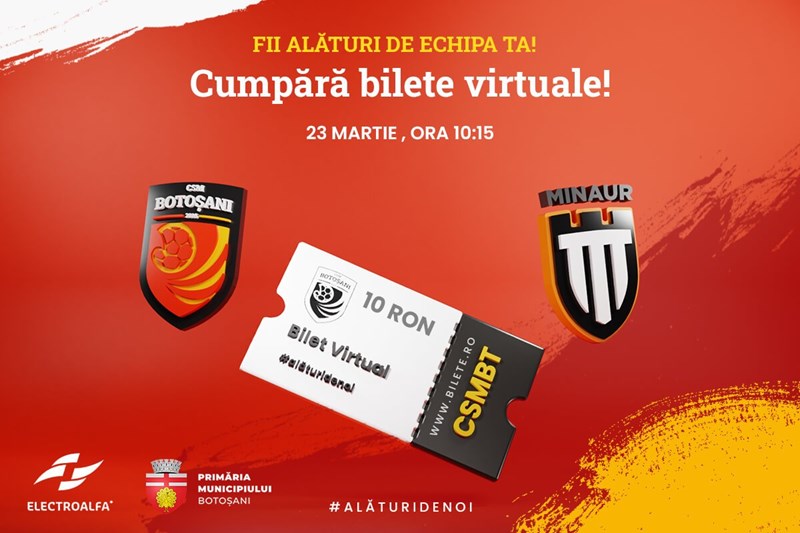 bilete CS Minaur Baia Mare - CSM Botosani