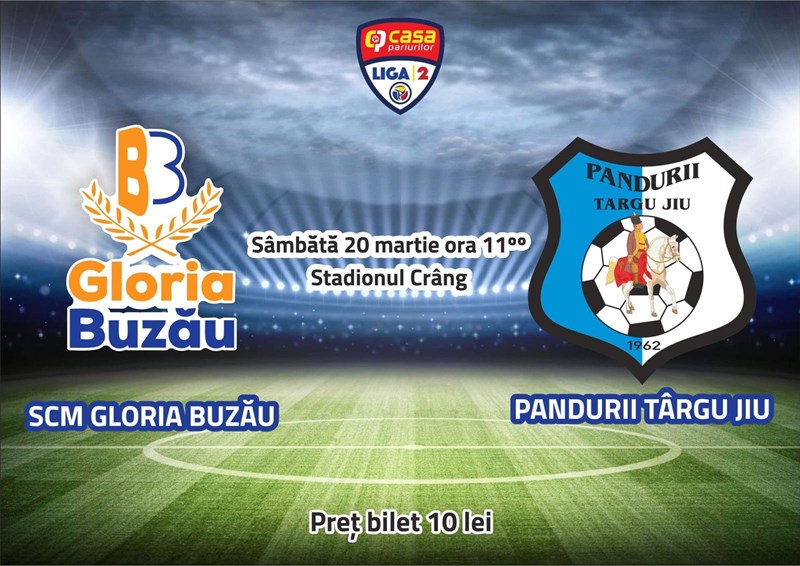 bilete Gloria Buzau - Pandurii Tg Jiu
