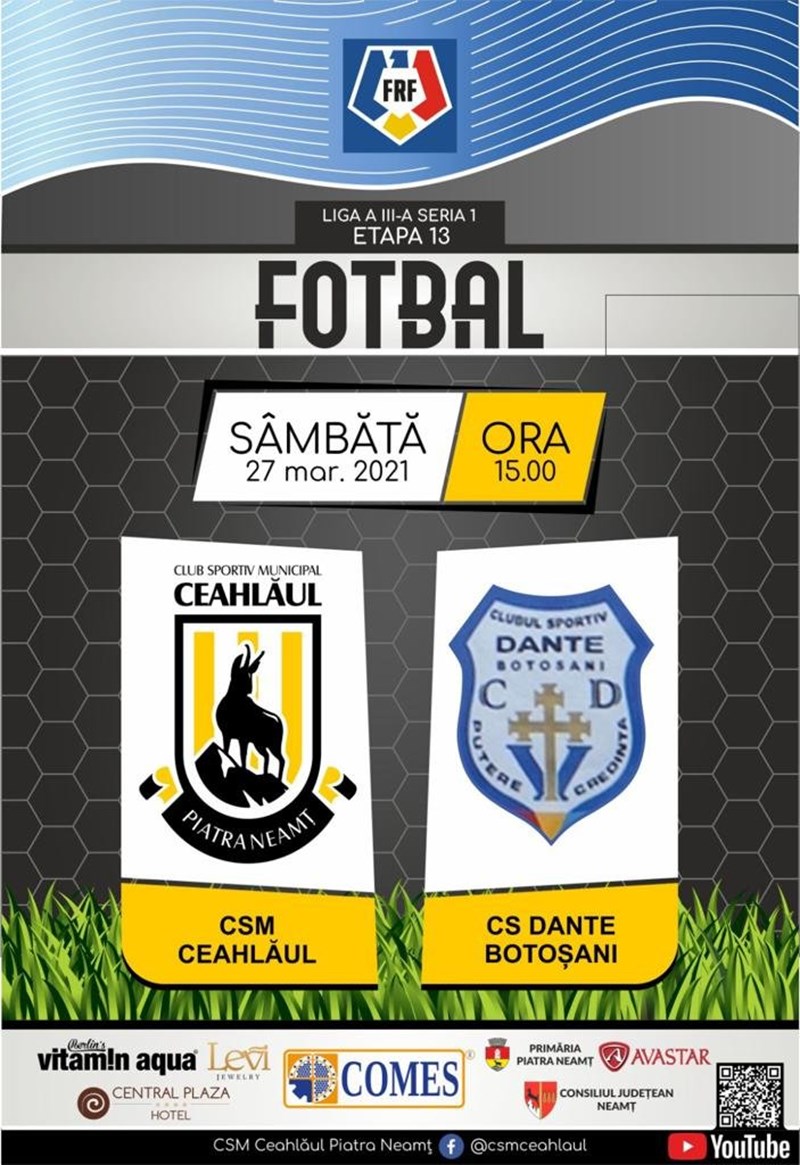 bilete CSM Ceahlaul Piatra Neamt - CS Dante Botosani