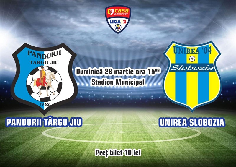 bilete Pandurii Tg Jiu - AFC Unirea Slobozia