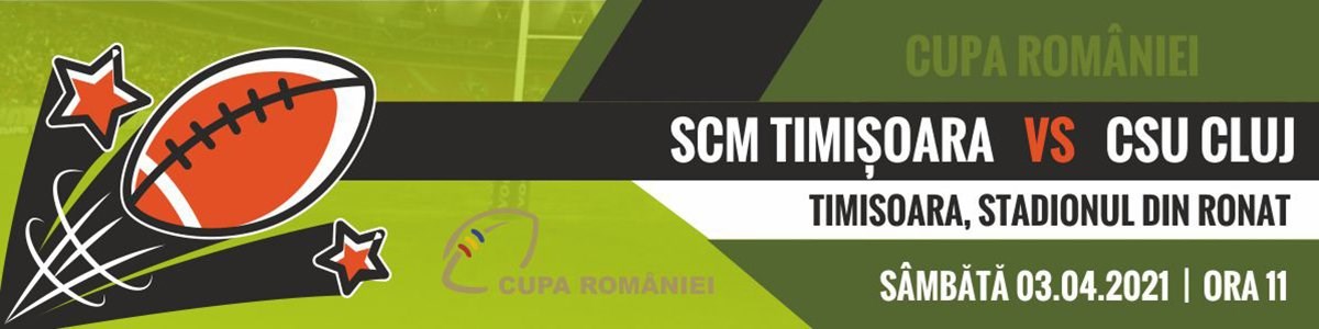 bilete Cupa Romaniei la Rugby - SCM Timisoara - CSU Cluj